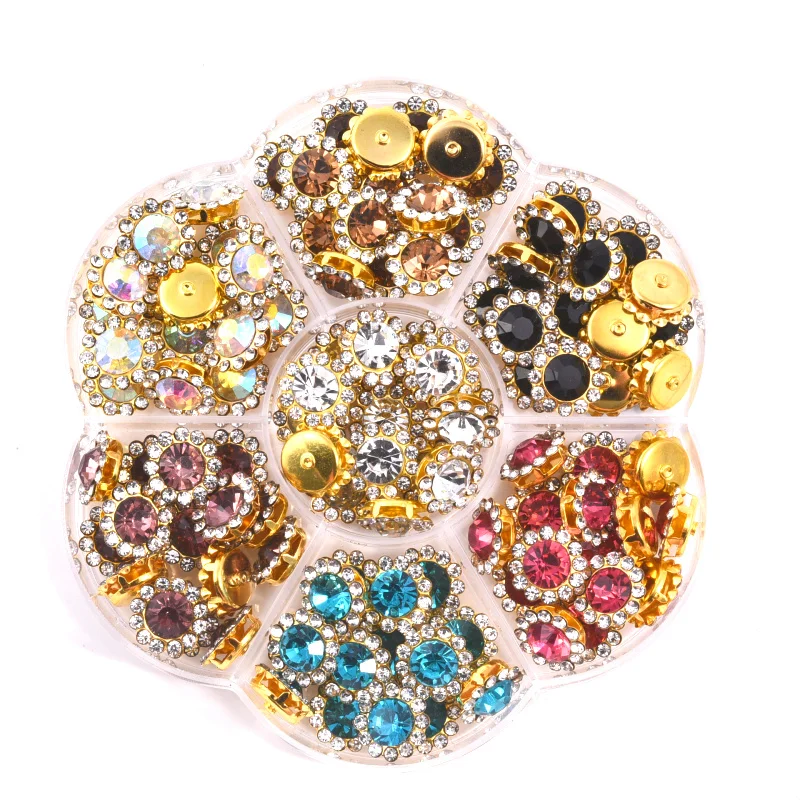 Vibrant 12mm Sunflower Rhinestones Set (105 pcs) 7 Vibrant 12mm Sunflower Rhinestones Set (105 pcs) - Image 7