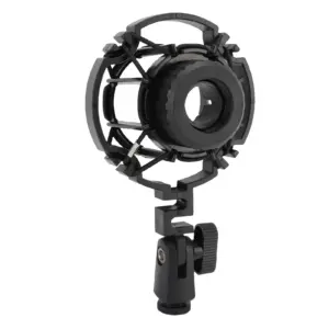 Black Shock Mount for Microphones C2000 to C414 8 Sb4f3333dfbb2489eb8105d1a6c717199q