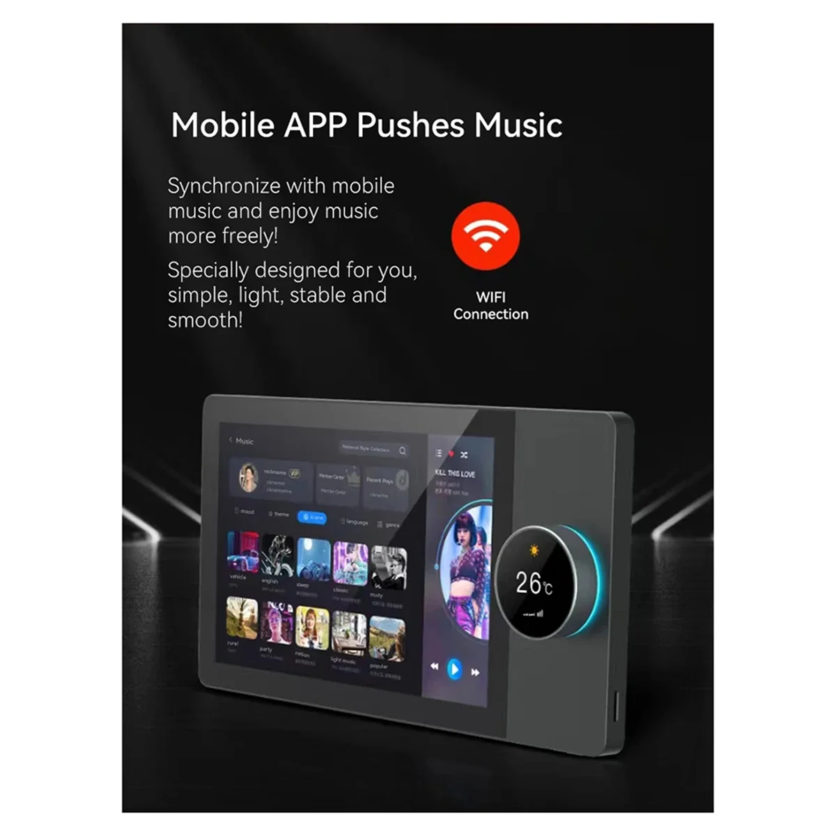 Tuya F6 Relay Version Smart Panel with 6-Inch IPS Touch 3 Tuya F6 Relay Version Smart Panel with 6-Inch IPS Touch - Image 3