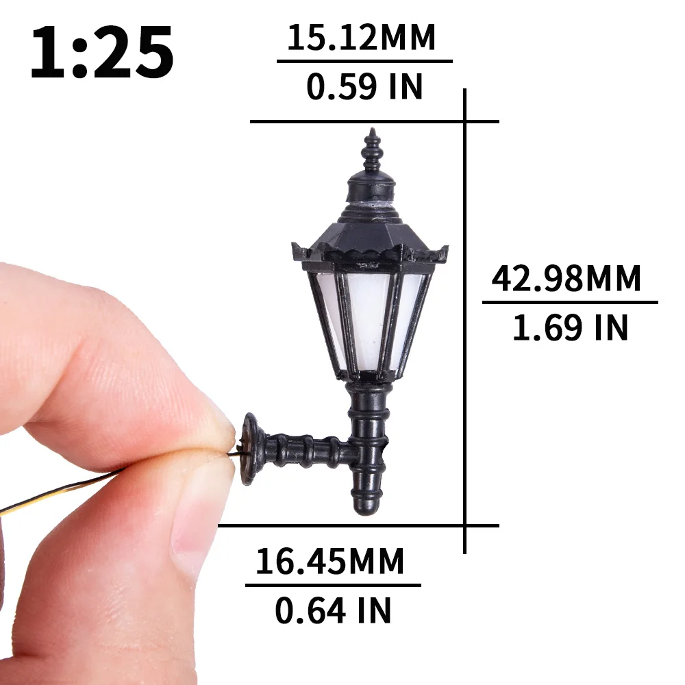 Vintage Miniature Wall Lamp Set for Dioramas 8 Vintage Miniature Wall Lamp Set for Dioramas - Image 8