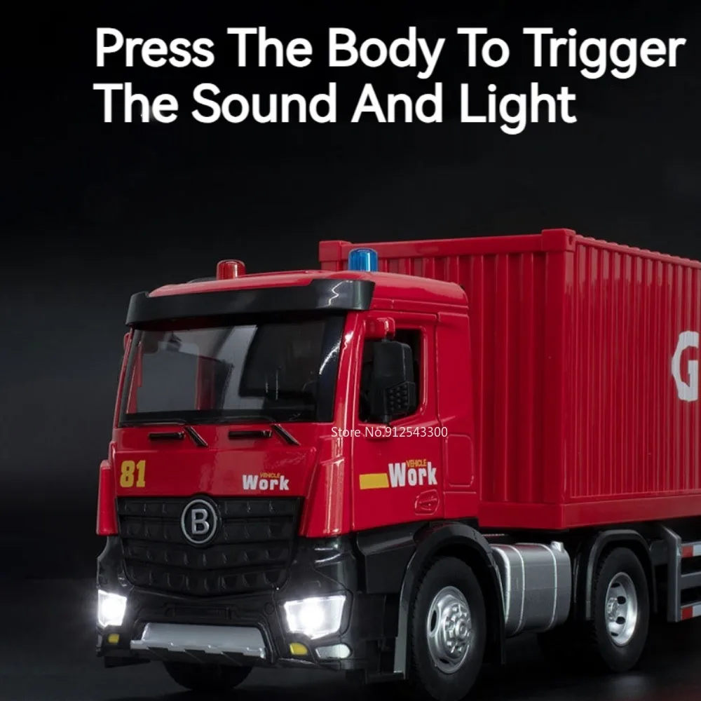 1:24 Scale Blue Construction Vehicle Model 4 1:24 Scale Blue Construction Vehicle Model - Image 4