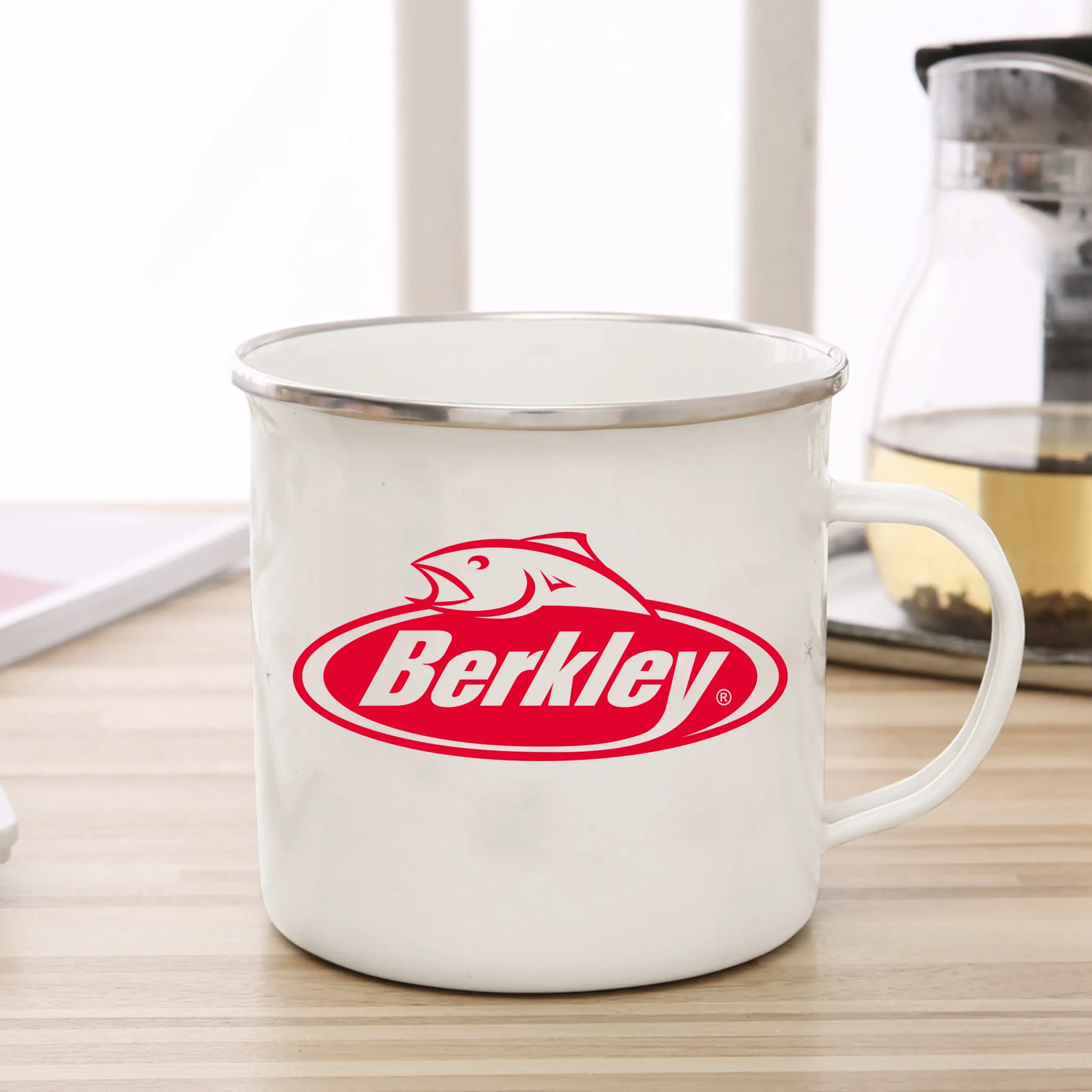 Outdoor Enamel Mug for Fishing and Camping 3 Outdoor Enamel Mug for Fishing and Camping - Image 3