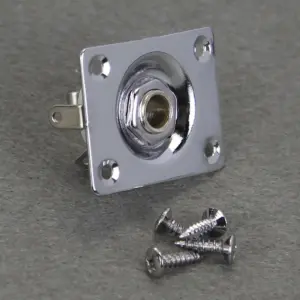 Square Guitar Jack Socket Set - 5 Pack 11 Sb5741091afc9410dbe429367759b50c33