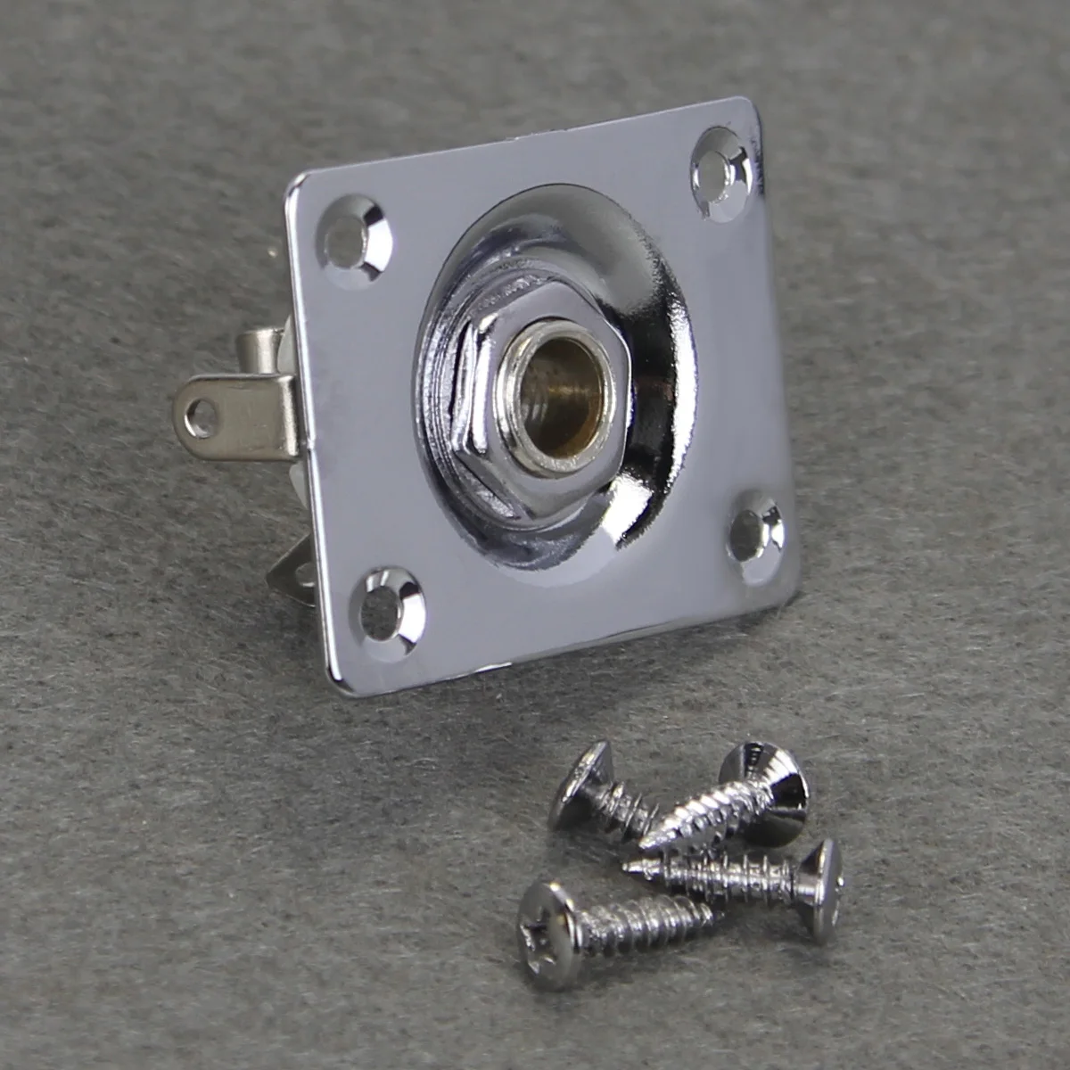 Square Guitar Jack Socket Set - 5 Pack 4 Square Guitar Jack Socket Set - 5 Pack - Image 4