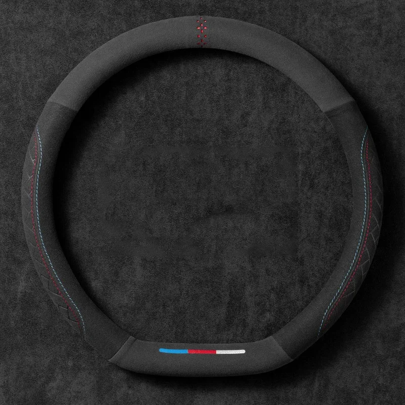 Suede Steering Wheel Cover for 38cm Wheels 8 Suede Steering Wheel Cover for 38cm Wheels - Image 8