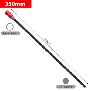 Vibrant Red Magnetic Drill Bit Holder Extension 12 Sb5a24255803141d5853bfc926cdaecfcT