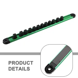 Green Magnetic Socket Organizer for 12-14 Sockets 12 Sb5dc135e5d884572be809c4e857049198