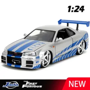 Nissan Skyline GTR R34 1:24 Diecast Model 7 Sb622f7e0eb7d4bfb95d910aedf76d6b8q