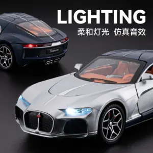 1:24 Scale Black Diecast Sports Car Model 14 Sb623ee52e74e416cb11a78178b257f67O