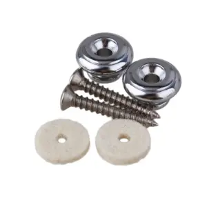 Stylish Guitar Strap Lock Pins in Chrome, Black, or Copper 6 Sb63101d087c84c1dbbfa632411fbae5fn