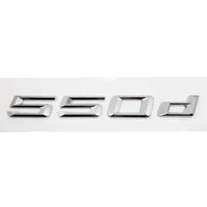 BMW 5 Series ABS Rear Trunk Emblem Badge 19 Sb652048b439e4367ac5da12ccdc44c16g