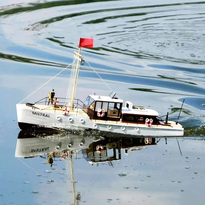 Wooden Yacht Model Northwest Wind 711mm 3 Wooden Yacht Model Northwest Wind 711mm - Image 3