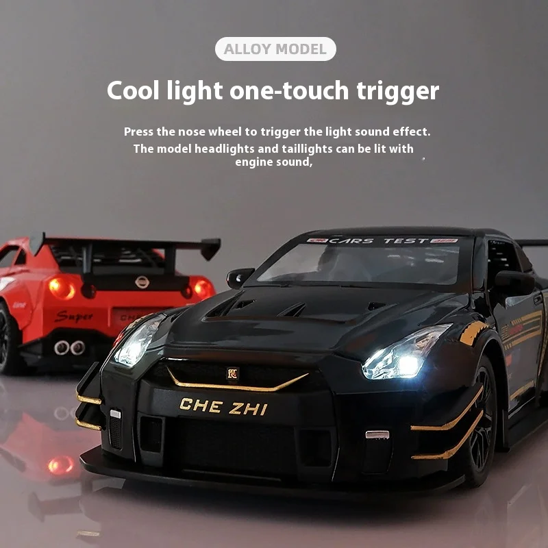 1:24 GT-R Alloy Racing Car Model 2 1:24 GT-R Alloy Racing Car Model - Image 2