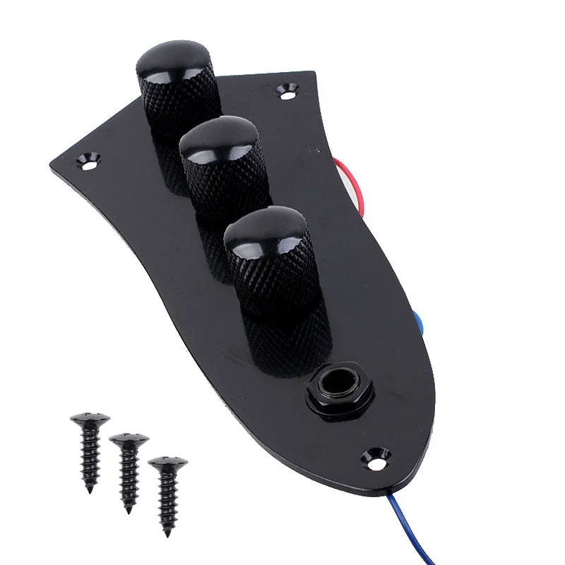 Electric Bass Control Plate with Knobs 9 Electric Bass Control Plate with Knobs - Image 9