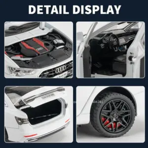 Black 1:24 Scale Diecast A6L Model Car 11 Sb69a01b779c64c5190a680b0f5cdfc72d