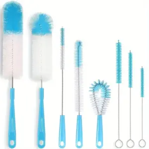 Set of 8 Versatile Bottle Cleaning Brushes 13 Sb6ae3e4719604dec9532b83c9519e41bV
