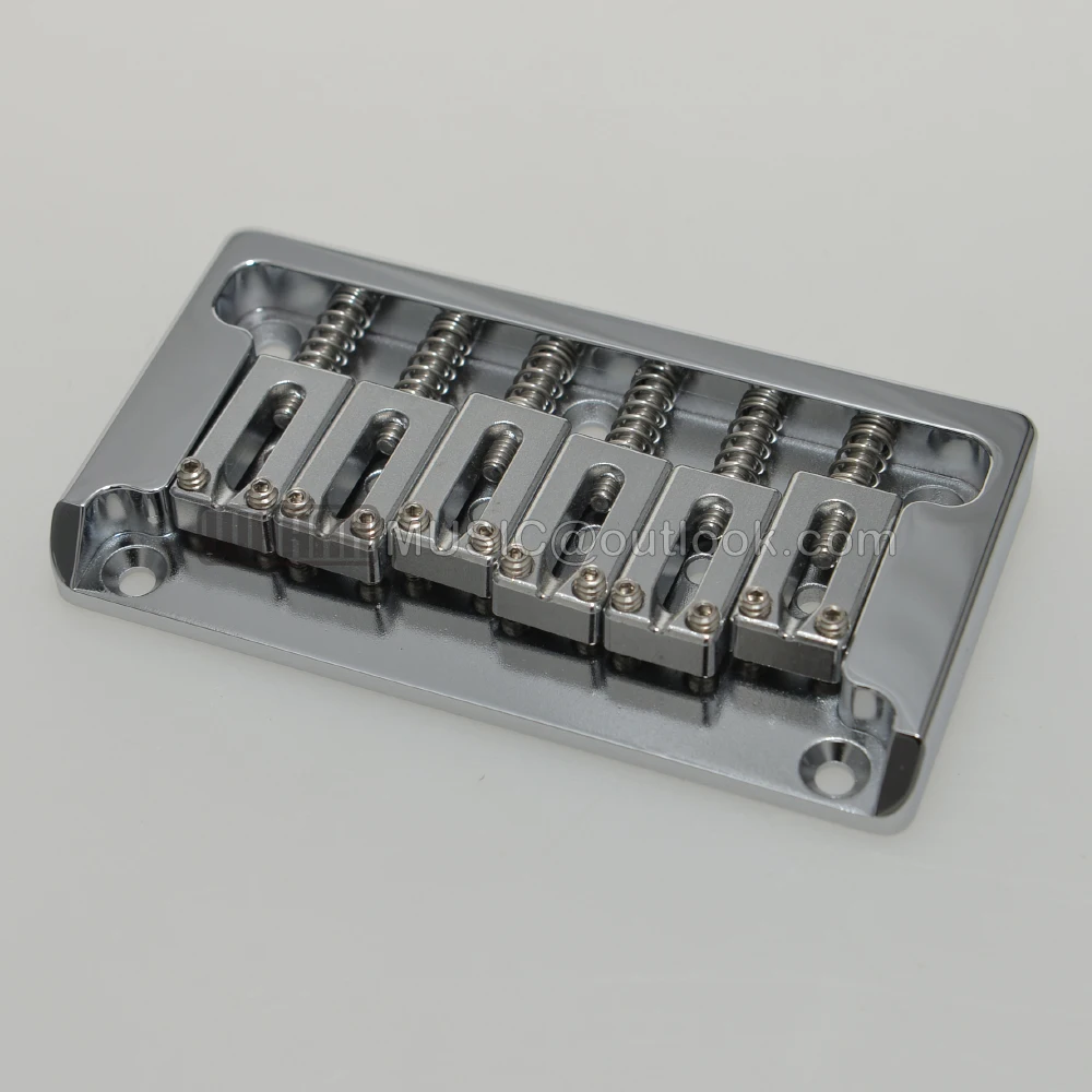 All-Brass Chrome Electric Guitar Bridge 4 All-Brass Chrome Electric Guitar Bridge - Image 4