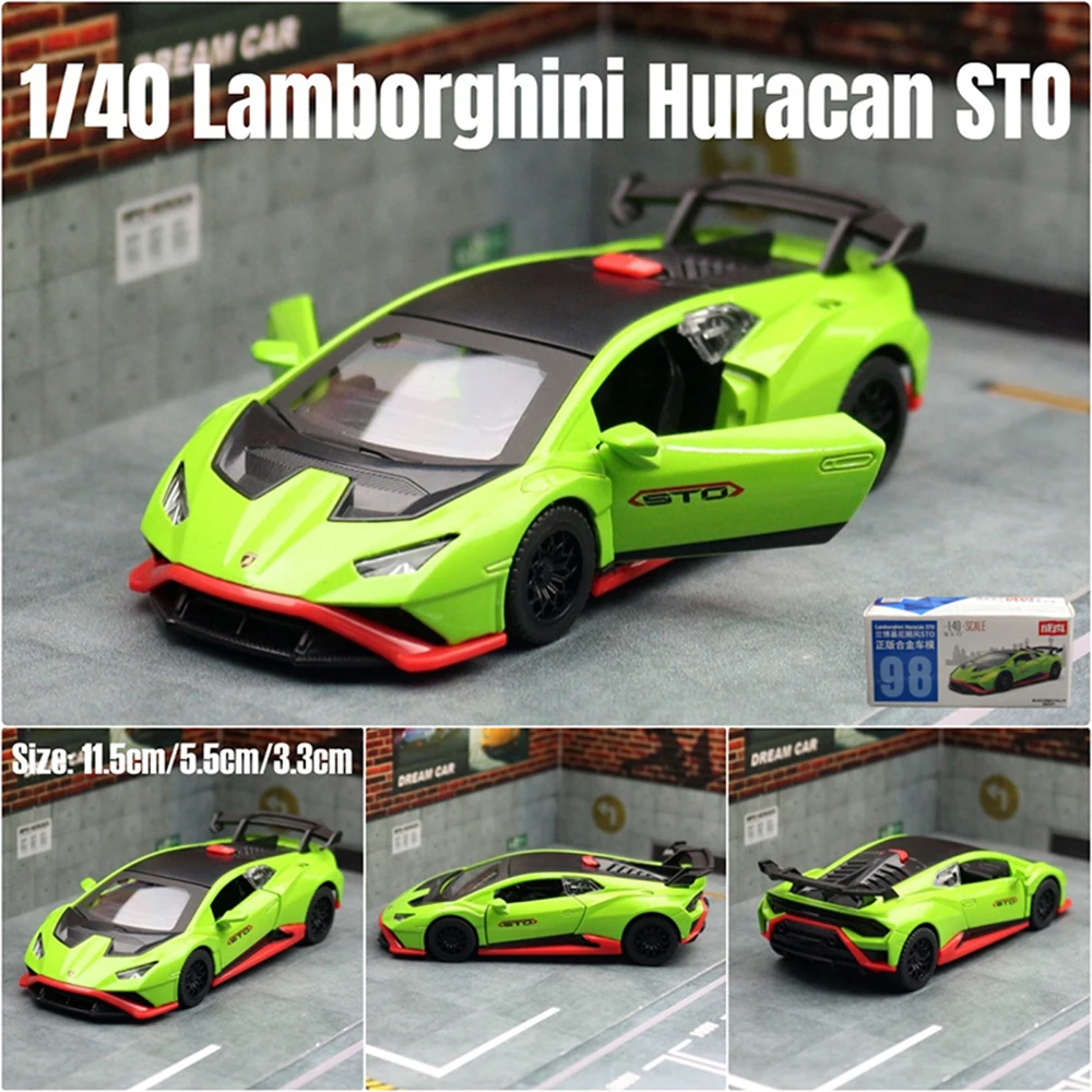 Blue CAIPO Huracan STO Diecast Model Car 10 Blue CAIPO Huracan STO Diecast Model Car - Image 10