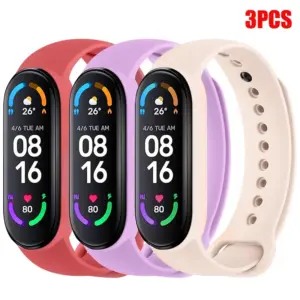 Silicone Wristbands for Xiaomi Mi Band 3-8 17 Sb7138ca8ea614ee6b19e69a89602f15fn