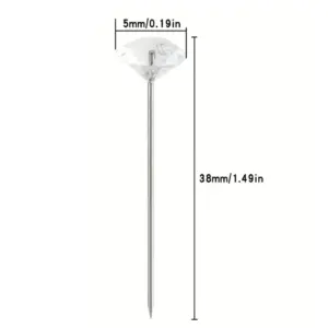 Elegant Clear Crystal Head Pins for Crafts 9 Sb71901e2f70948ffac04a028735461bfL