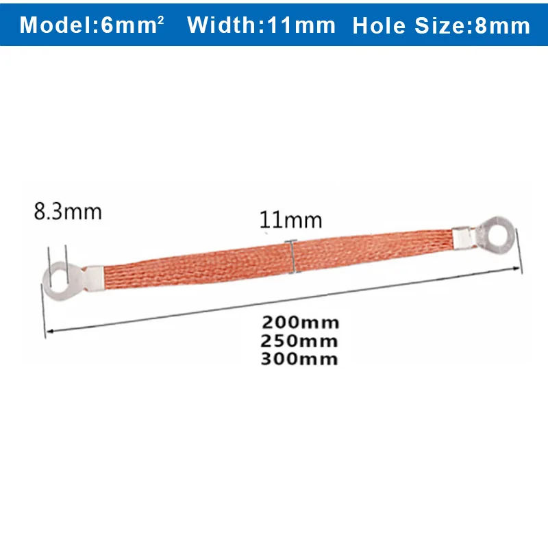 Copper Braided Jumper Cable Set of 100 Pieces 8 Copper Braided Jumper Cable Set of 100 Pieces - Image 8