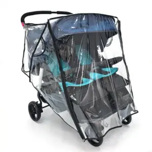 Twin Baby Stroller Clear Rain Cover 9 Sb72264747f244022a2ea48bb03a53c40s