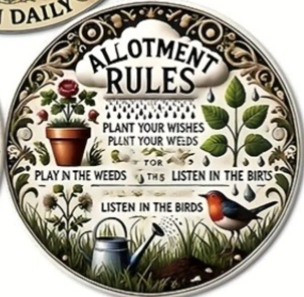 Vintage Floral Garden Plaque 8-inch Aluminum Decor 6 Vintage Floral Garden Plaque 8-inch Aluminum Decor - Image 6