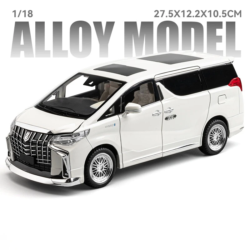 Elegant White Toyota Vellfire LM300 Diecast Model 9 Elegant White Toyota Vellfire LM300 Diecast Model - Image 9