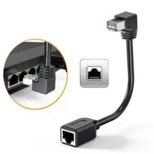 Elbow Shielded Cat6 RJ45 Network Cable 1m 17 Sb74c988f2c464bdd97b32c5ec49c784bz