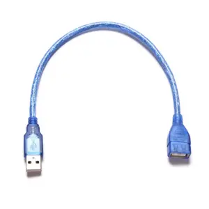 Blue USB 2.0 Extension Cable 30cm 9 Sb755716ad4044802b20947f3d4d8f2f5D