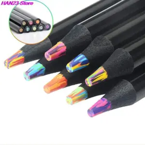 Multi-Color Concentric Rainbow Colored Pencils Set 9 Sb7790f31dfca426887f496685121d699L