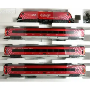 ROCO HO 1/87 RAILJET High-Speed Train Set 9 Sb77c4bcace7342088210e718d9317acbH