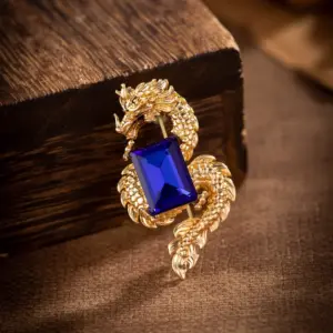 Zodiac Dragon Pin in Gold or Silver 7 Sb7840e0a8aad4cb68c8157860b3643b5m