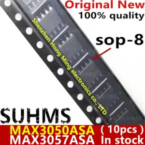 Set of 10 SOP8 Voltage Regulators MAX3050ASA & MAX3057ASA