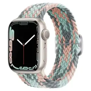 Pink Braided Nylon Solo Loop Band for Apple Watch 19 Sb7bab7d4ccb94075b45a1b5a3490c3e8t