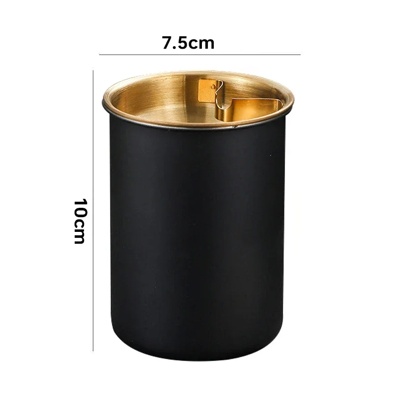 Stainless Steel Windproof Ashtray - 2.95x3.93 in 6 Stainless Steel Windproof Ashtray - 2.95x3.93 in - Image 6