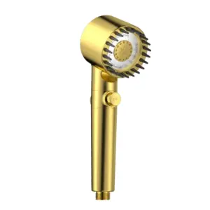 High-Pressure Gold Shower Head with Adjustable Modes 16 Sb820911a25a34605bb665555562965f9N