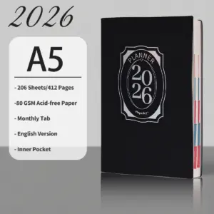 2026 Premium Planning Journal with Leather Cover 11 Sb820d2baf2724dfbb3b71b56ff3564d9Y