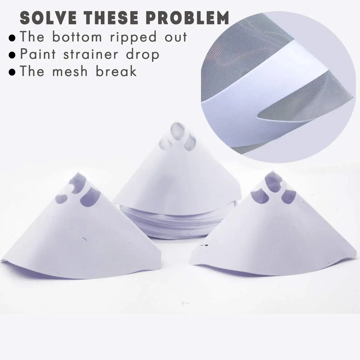 White Conical Filtration Mesh for Spray Guns 6 White Conical Filtration Mesh for Spray Guns - Image 6