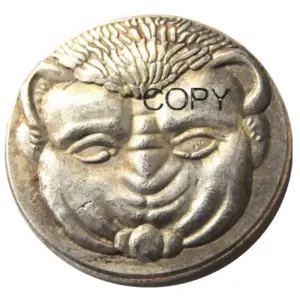 Vintage Greek-Inspired Replica Coin, 38mm Diameter 3 Sb83cf1d5252648059d8ef281c80bc89d7