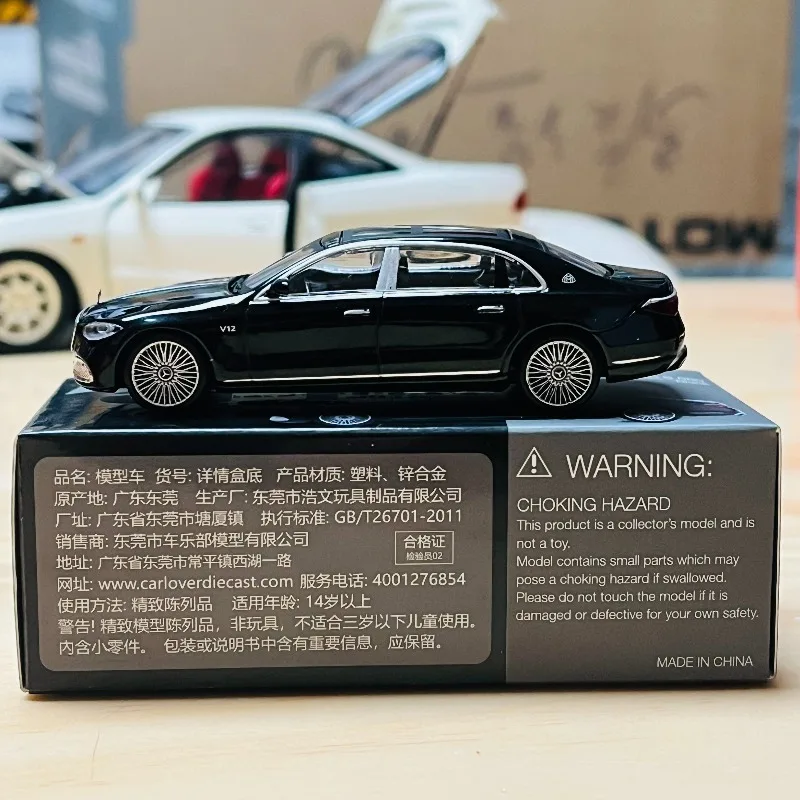 Mercedes-Maybach S 680 1/64 Diecast Model Black 4 Mercedes-Maybach S 680 1/64 Diecast Model Black - Image 4