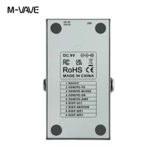 M-VAVE MINI-EFX Guitar Effects Pedal 8 Sb8afb65e04114c528122530f8911d1edo