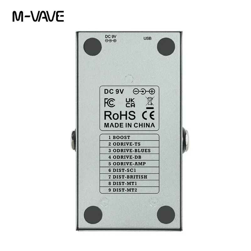 M-VAVE MINI-EFX Guitar Effects Pedal 4 M-VAVE MINI-EFX Guitar Effects Pedal - Image 4
