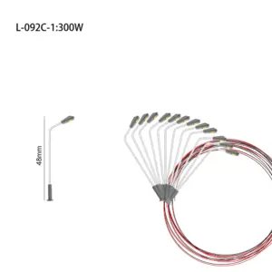 Miniature Street Lights Set with Warm White LEDs 16 Sb8b49b5259f14290b72d8b6bb6b3ab89x