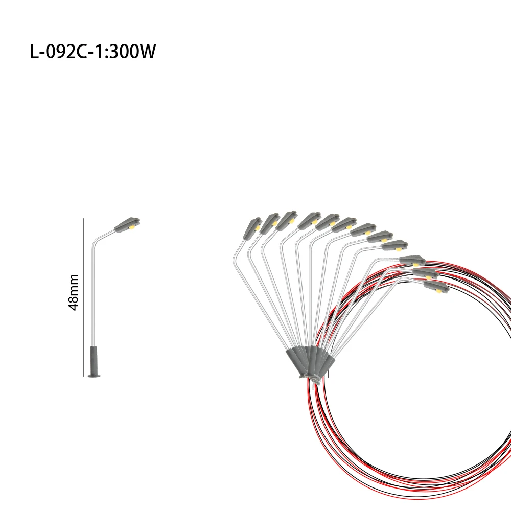 Miniature Street Lights Set with Warm White LEDs 7 Miniature Street Lights Set with Warm White LEDs - Image 7