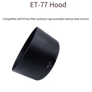 ET77 Lens Hood for Canon RF 85mm f/2 Macro 7 Sb8be6729cd0f4fe49bd8e64743030720W