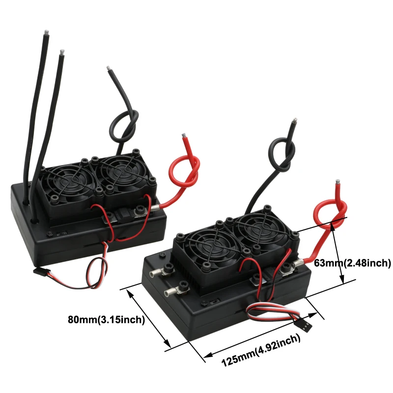 RC Boat Brushed ESC 12V-33V 100A 200A 2000W 5 RC Boat Brushed ESC 12V-33V 100A 200A 2000W - Image 5
