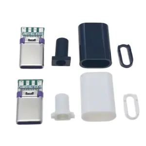 USB Type-C 3.1 Male Connectors Set, 10 Pack 8 Sb8c0b58ccb2c4073996b5c447d6b7539L 1