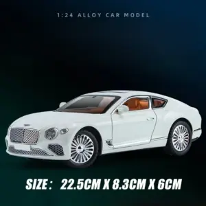 White 1:24 Bentley Continental GT Diecast Model 16 Sb8c3a2bf2ff541a898b72369b9be69dei