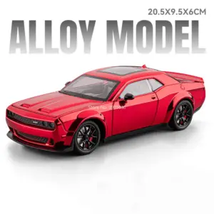 Rainbow Finish Diecast Dodge Challenger SRT Hellcat Model 16 Sb8c654b15af24f62b24614a5f85b968bB